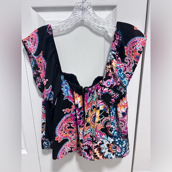 EXPRESS paisley top - Picture 3 of 5